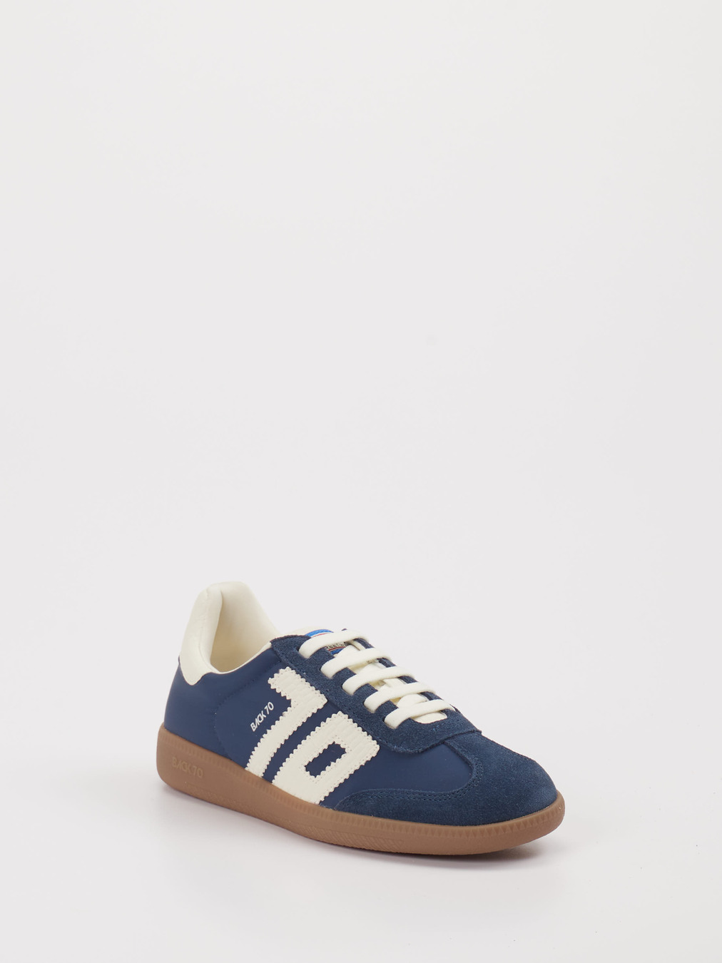 Back 70 – Sneaker aus Veloursleder blau