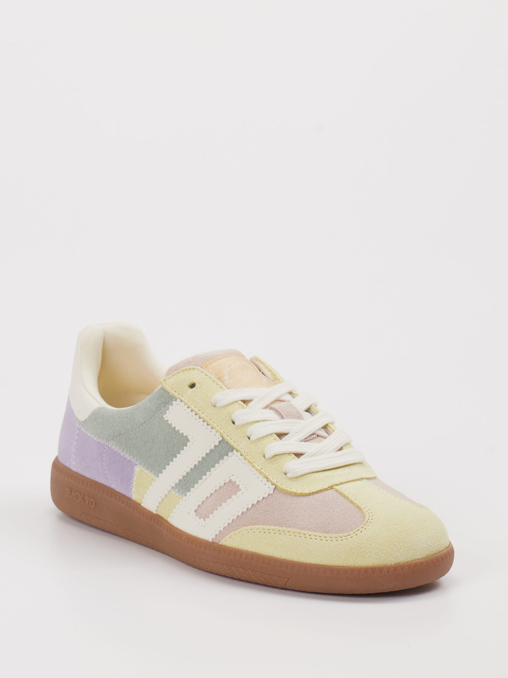 Back 70 – Sneaker aus Veloursleder multicolor