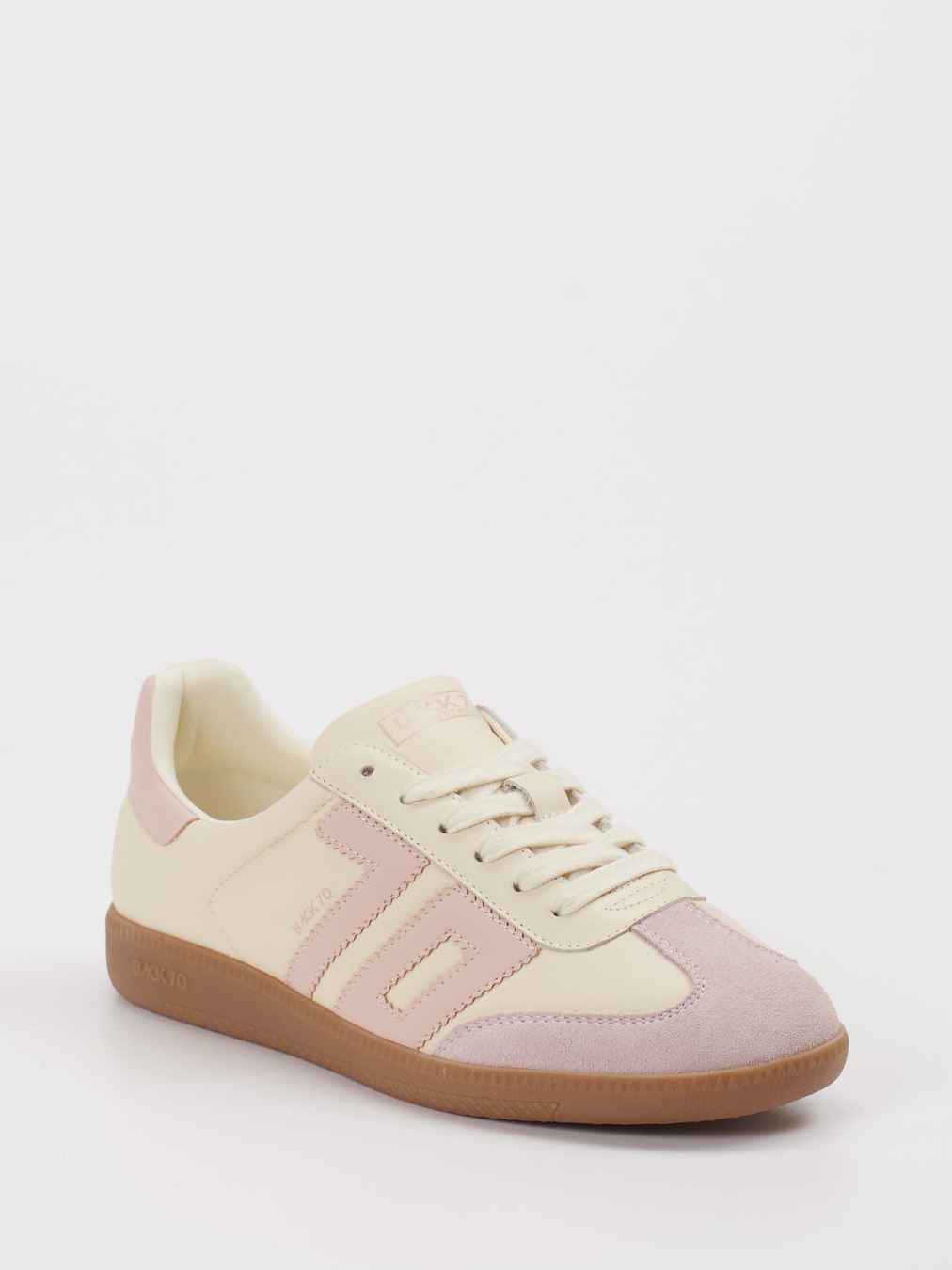 Back 70 – Sneaker aus Lammleder weiß