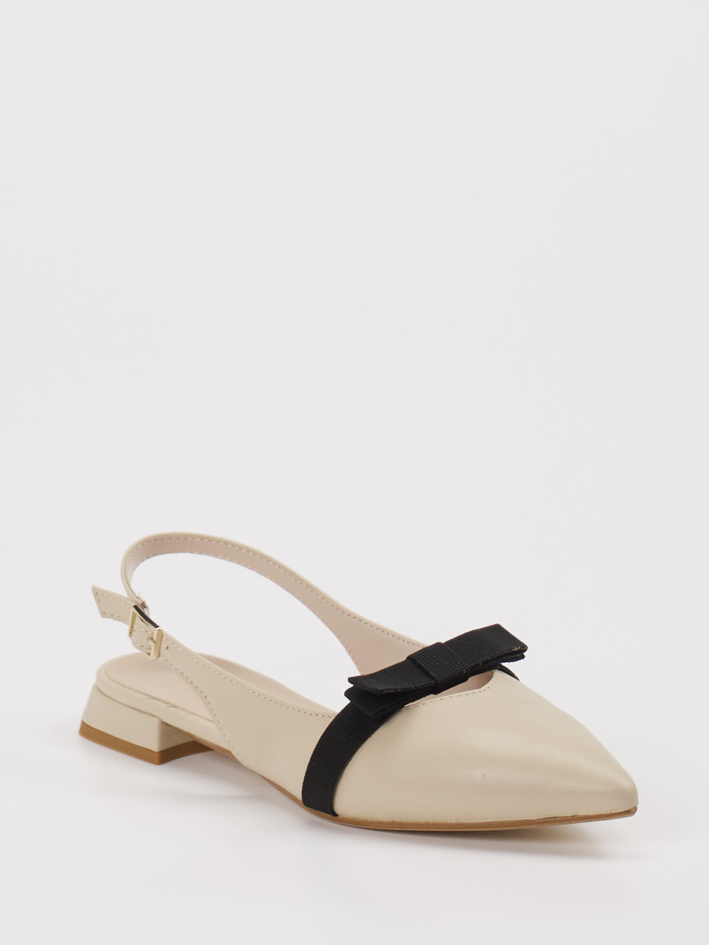 Andrea Puccini – Slingback-Pumps aus Lammleder beige