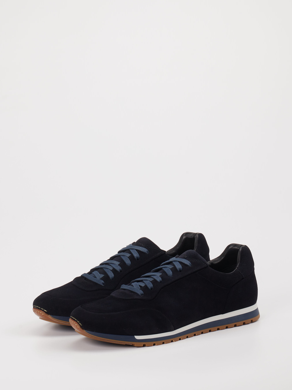 Magnanni – Sneaker aus Veloursleder Navy
