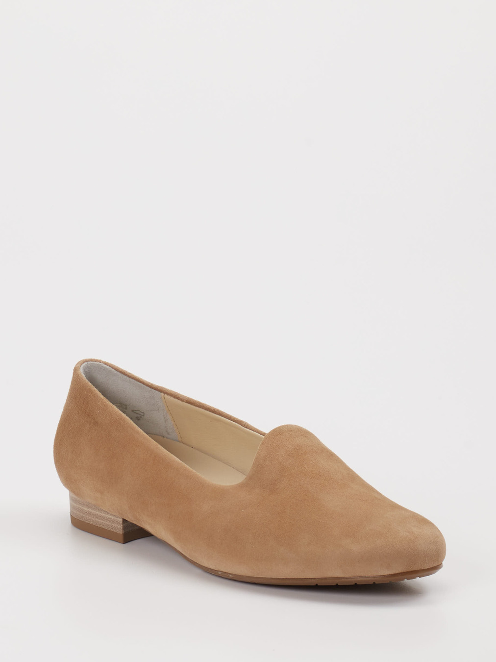 Semler – Loafer aus Veloursleder Sandbeige