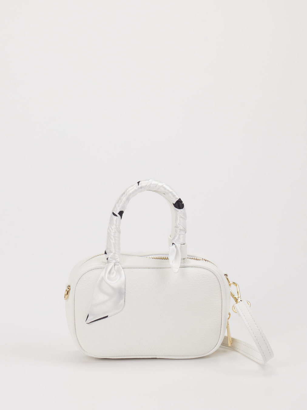 Marlon Firenze – Mini Bag aus Kalbleder weiß