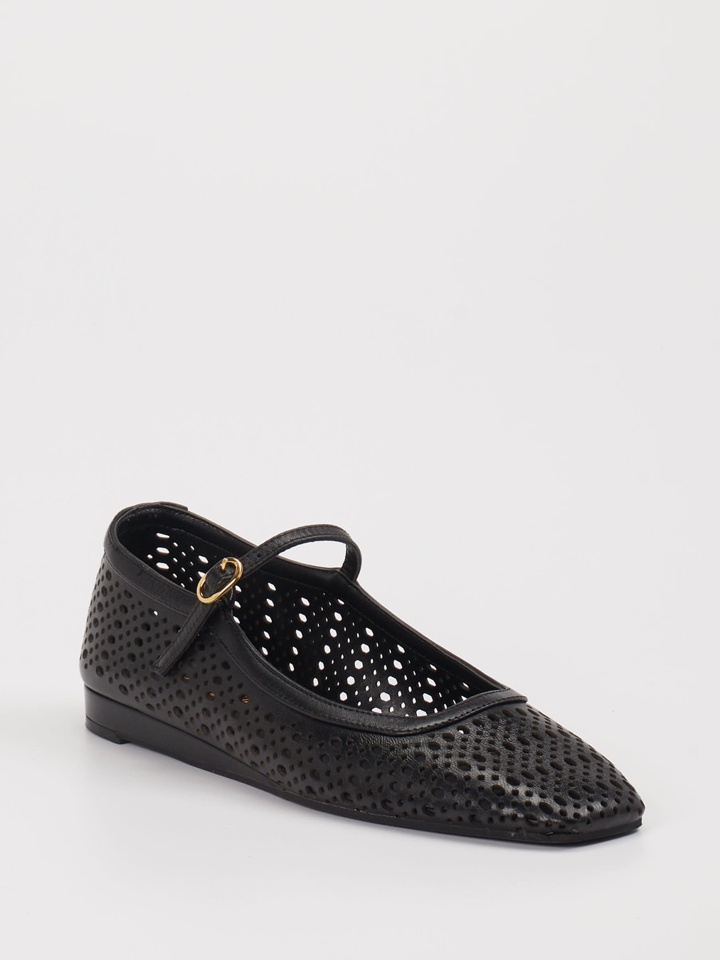 Konstantin Starke – Spangenpumps aus Lammleder schwarz