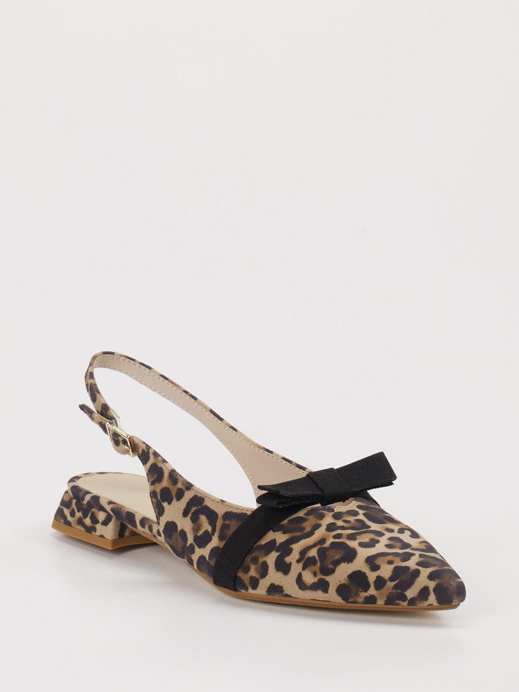 Andrea Puccini – Slingback-Pumps aus Veloursleder