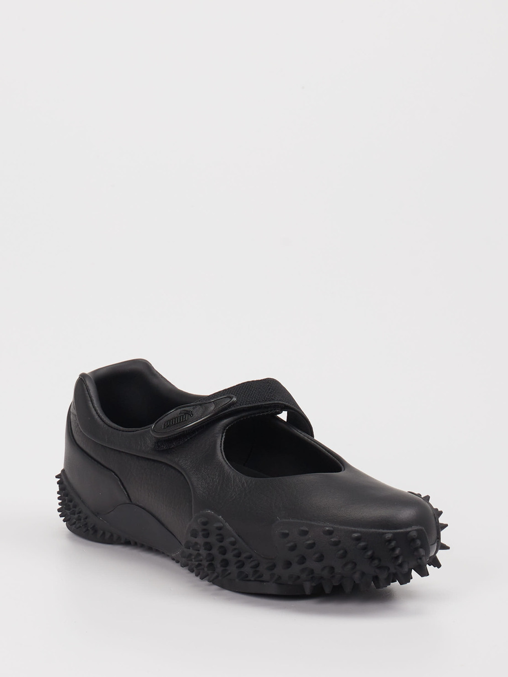 Puma – Mary-Jane Sneaker aus Leder schwarz