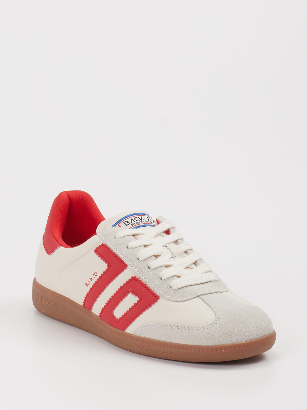 Back 70 – Sneaker aus Lammleder Weiß