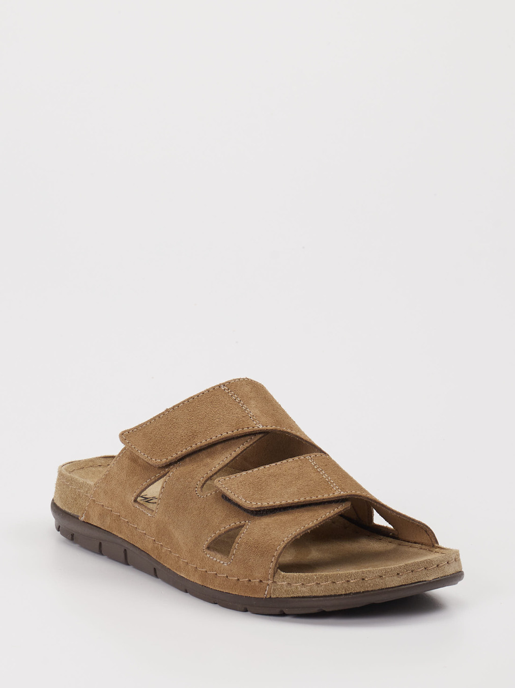 Rohde – Pantolette aus Veloursleder Braun