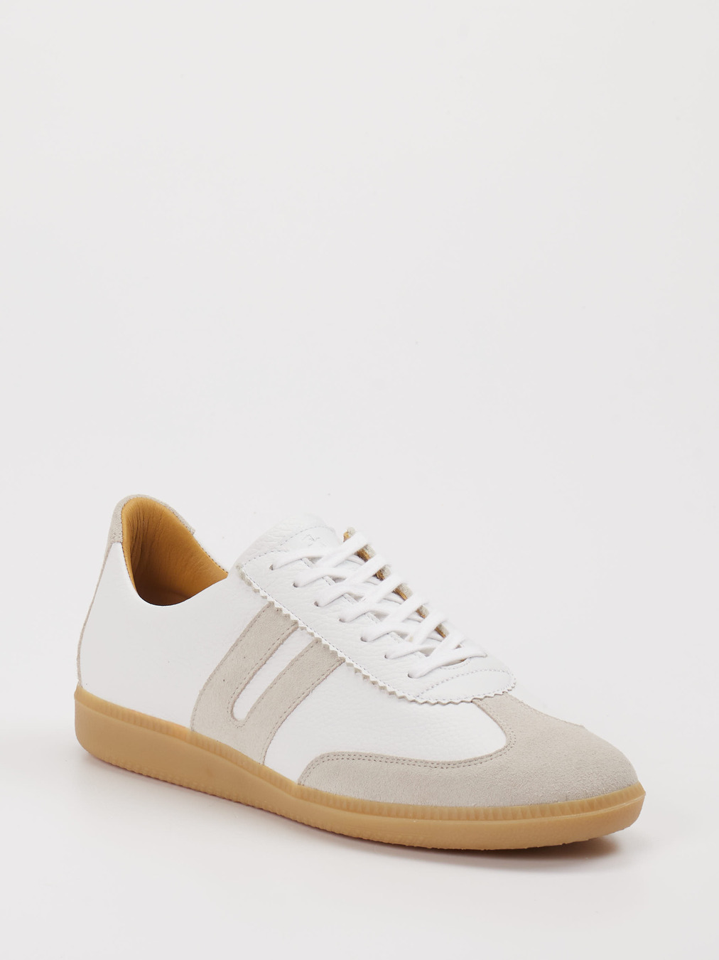 Ludwig Reiter – Sneaker aus Velours/Leder weiß