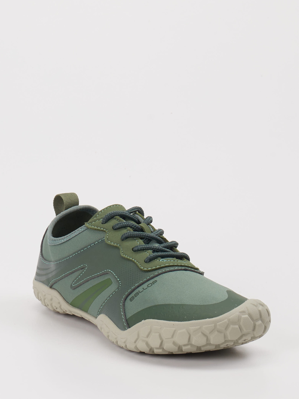 Ballop – Barfußschuh aus Textil grün