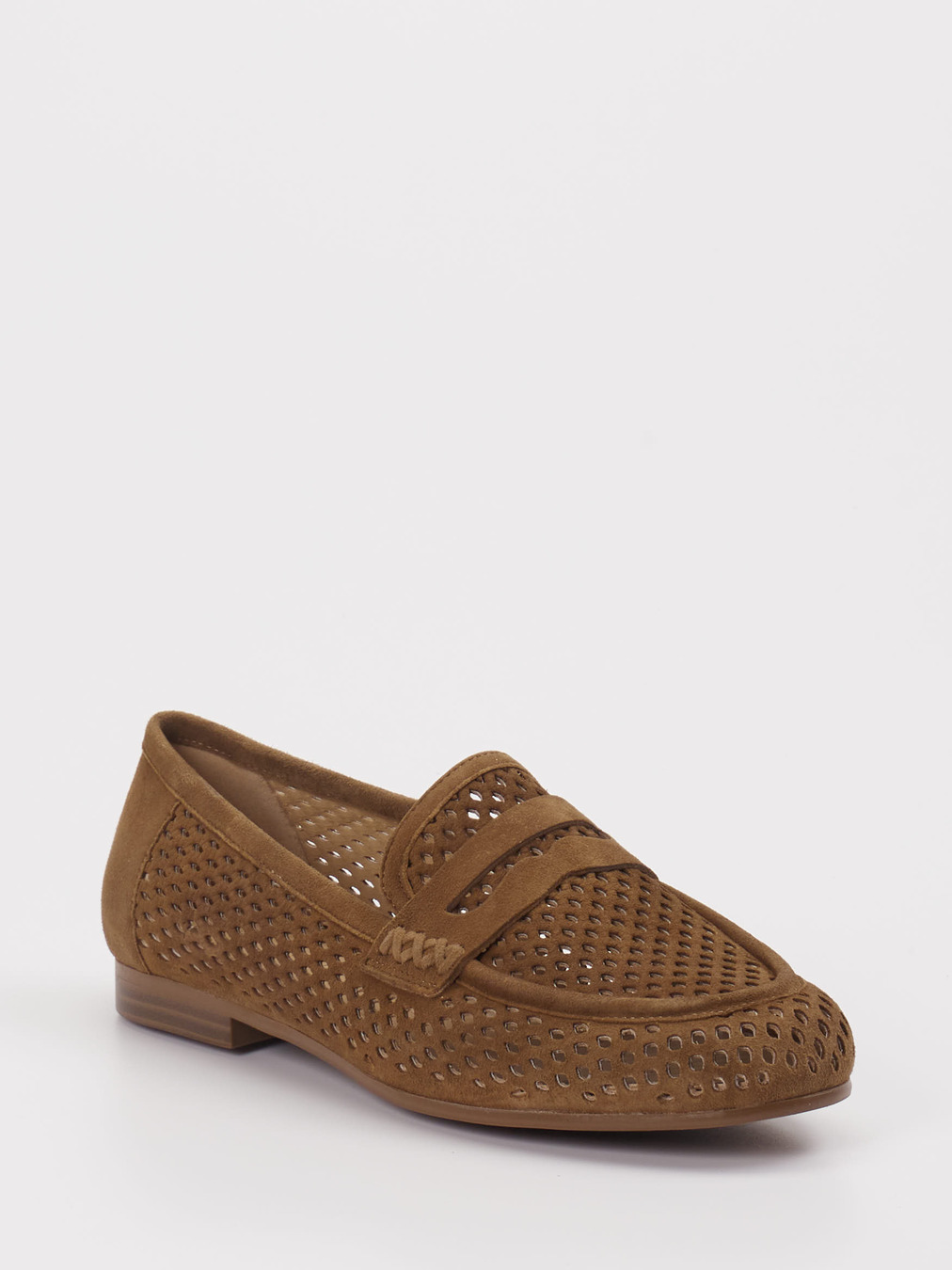 Andrea Puccini – Slipper aus Veloursleder braun