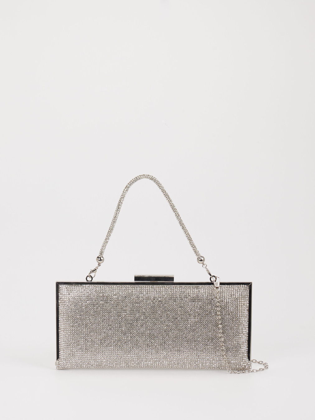 Andrea Puccini – Clutch aus Strass silber