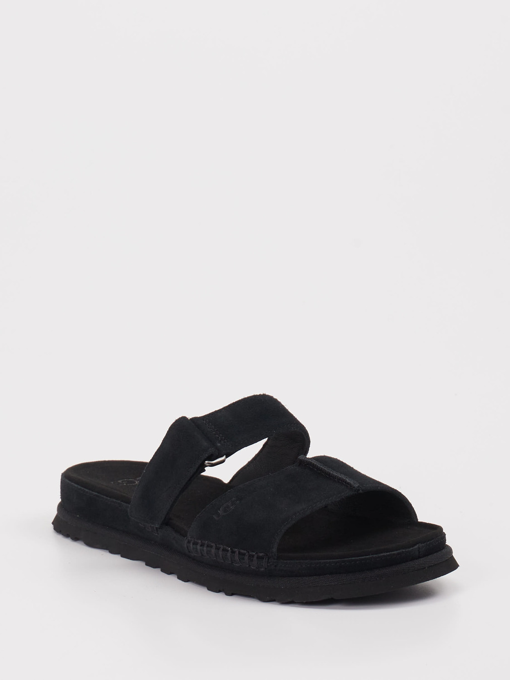 UGG – Pantolette aus Veloursleder Schwarz