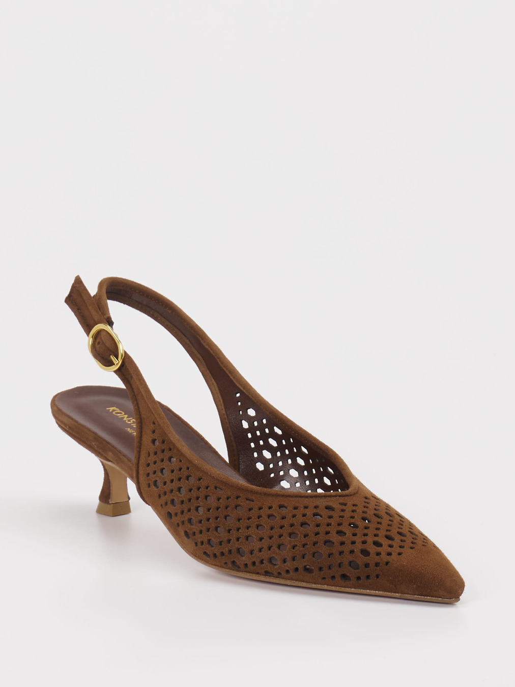 Konstantin Starke – Slingback-Pumps aus Veloursleder
