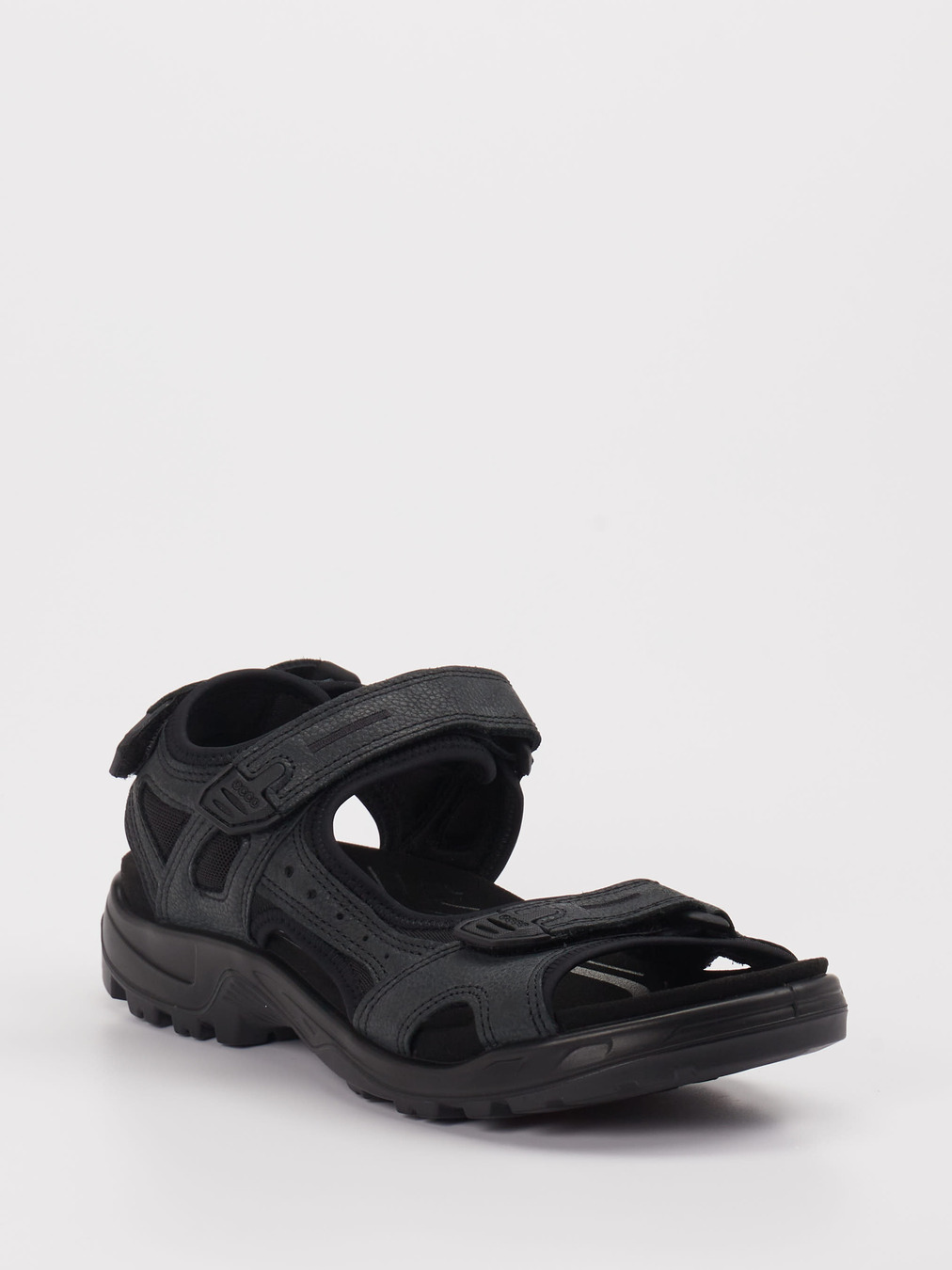 Ecco – Trekkingsandalen aus Kalbleder schwarz