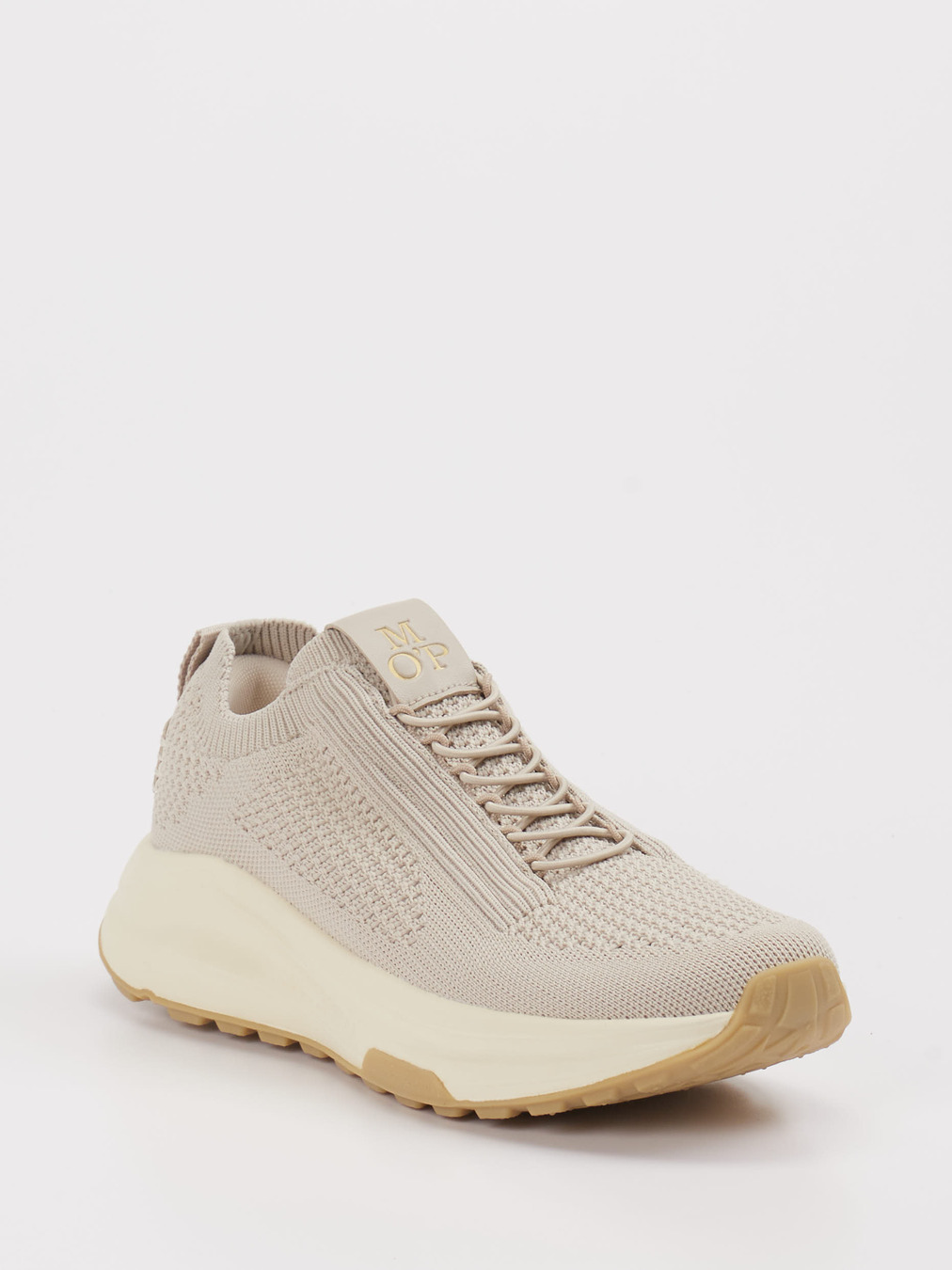 Marc O'Polo – Sneaker aus Textil Beige