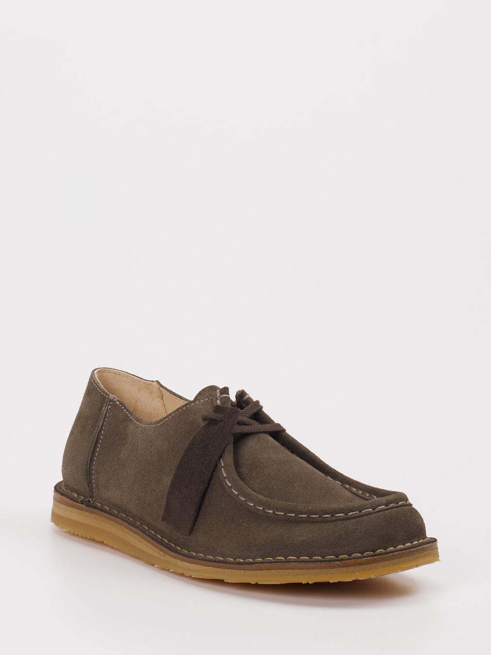 Astorflex – Schnürschuhe aus Veloursleder Grau