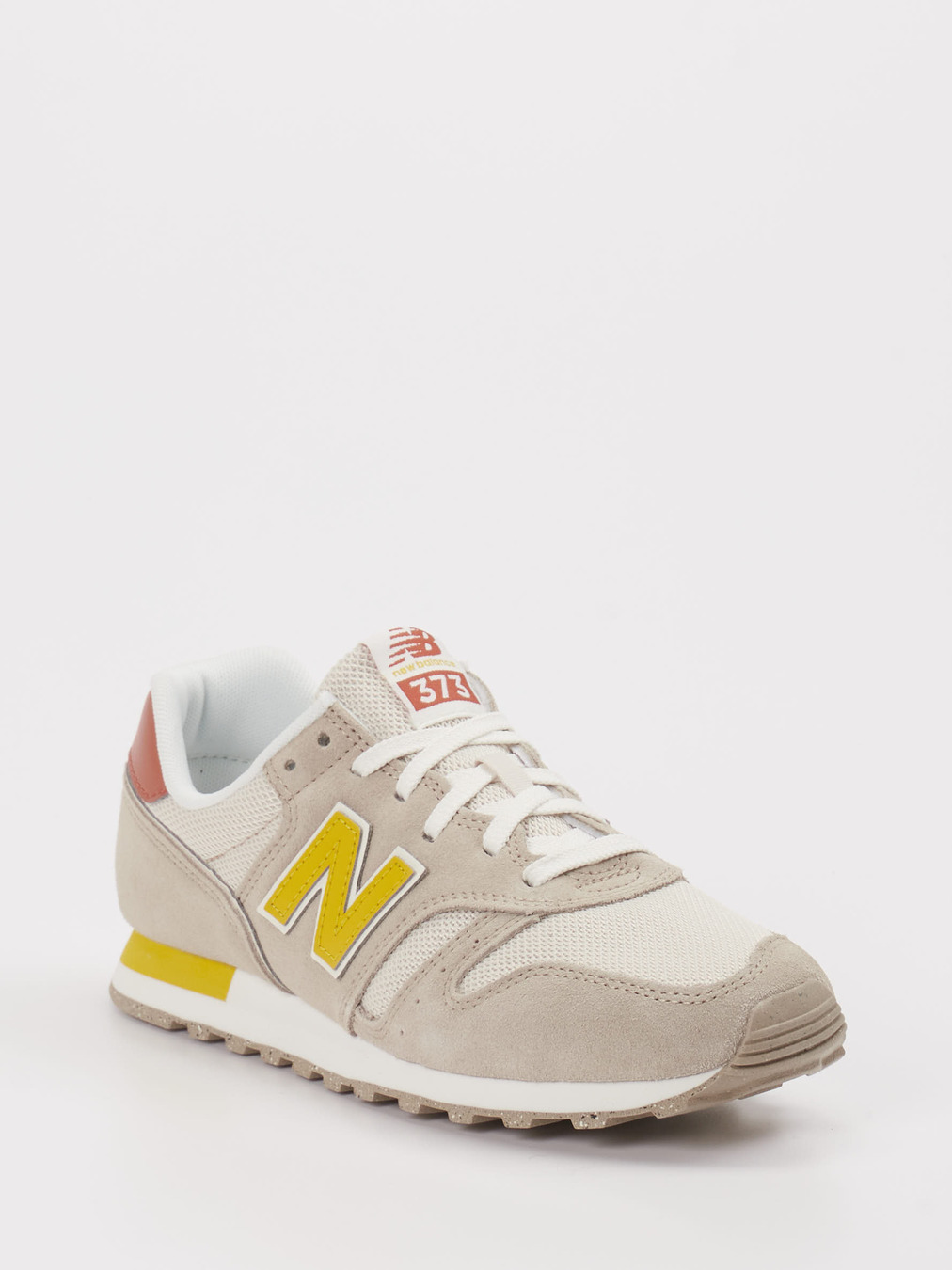 New Balance – Sneaker aus Velours/Textil Beige