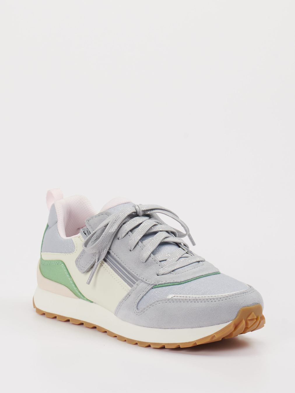 Superfit – Sneaker aus Leder Pastell-Color-Blocking