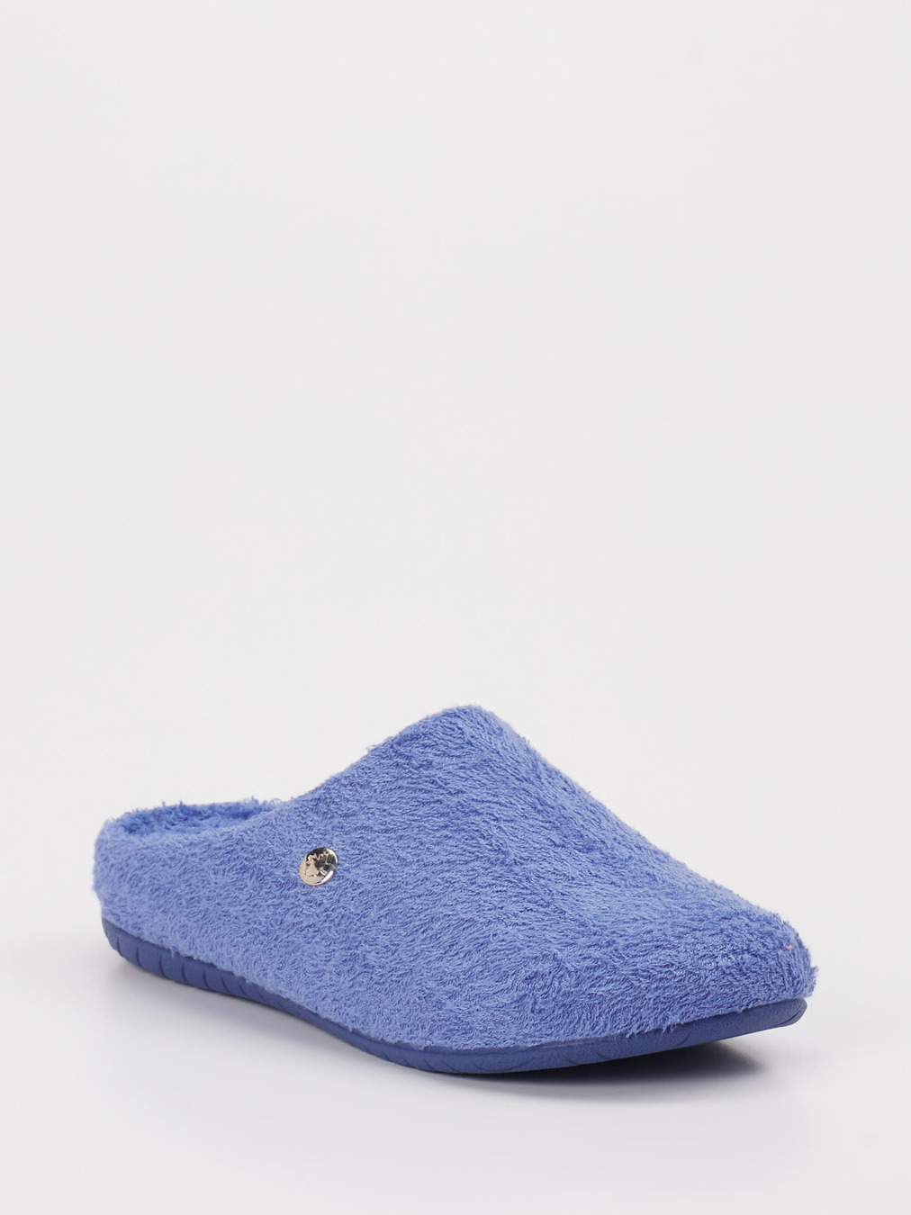 Cypres – Pantolette aus Textil blau
