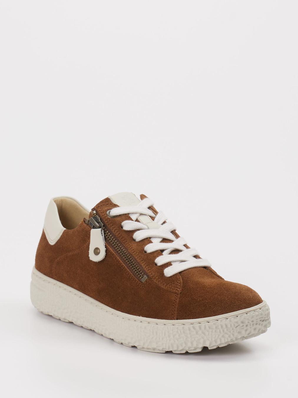 Hartjes – Sneaker aus Veloursleder Braun