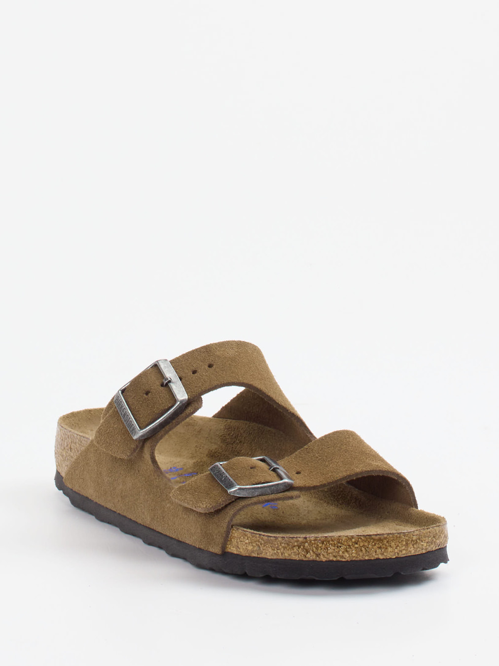 Birkenstock – Pantolette aus Veloursleder Braun