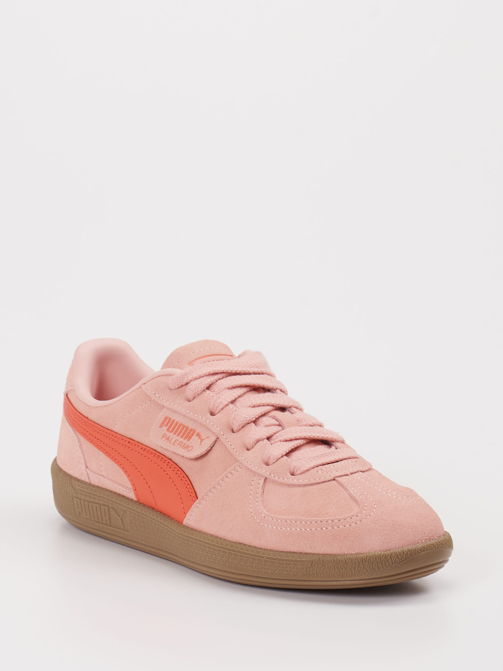 Puma – Sneaker aus Veloursleder rosa