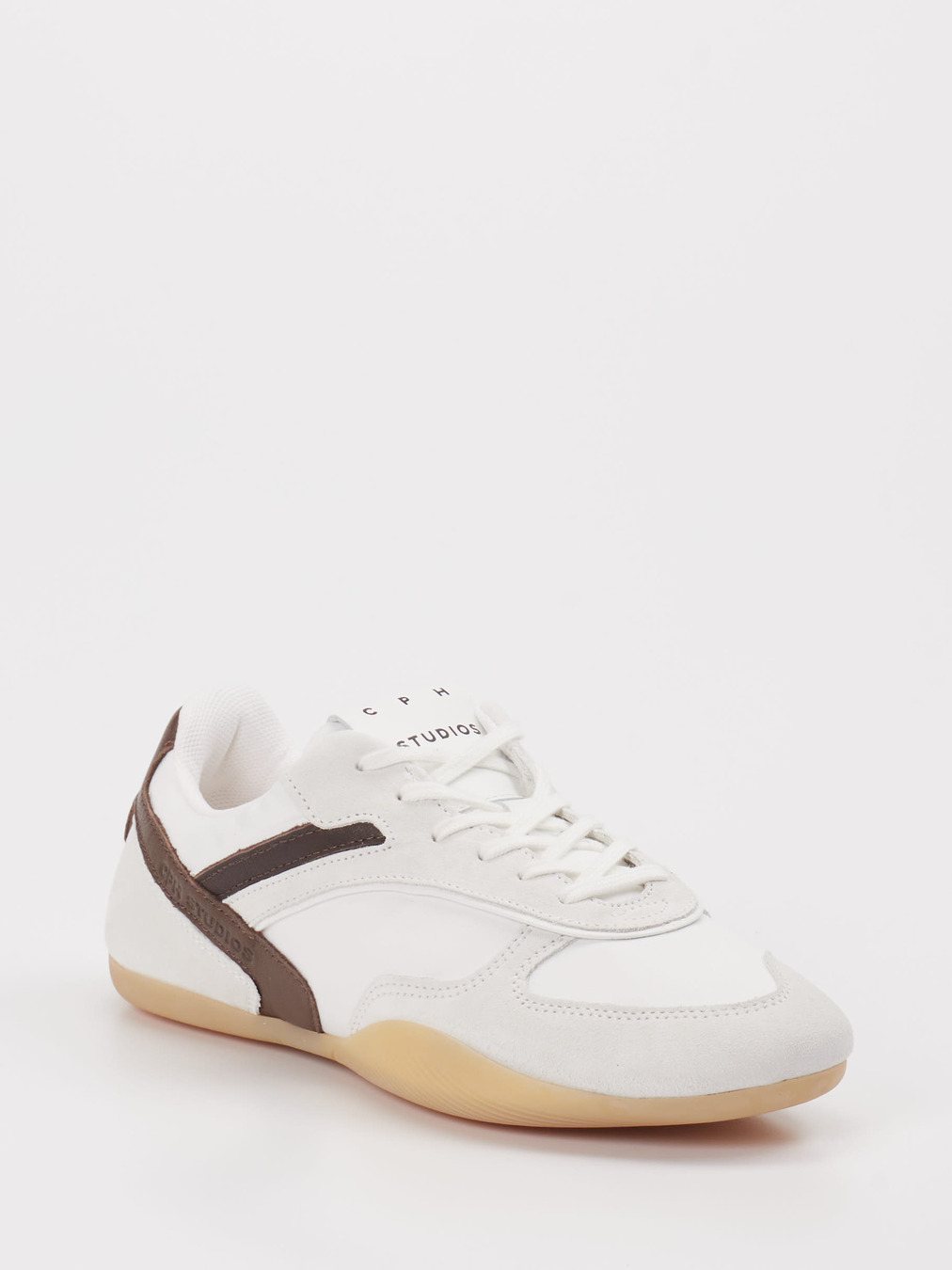 Copenhagen – Sneaker aus Velours Textil weiß