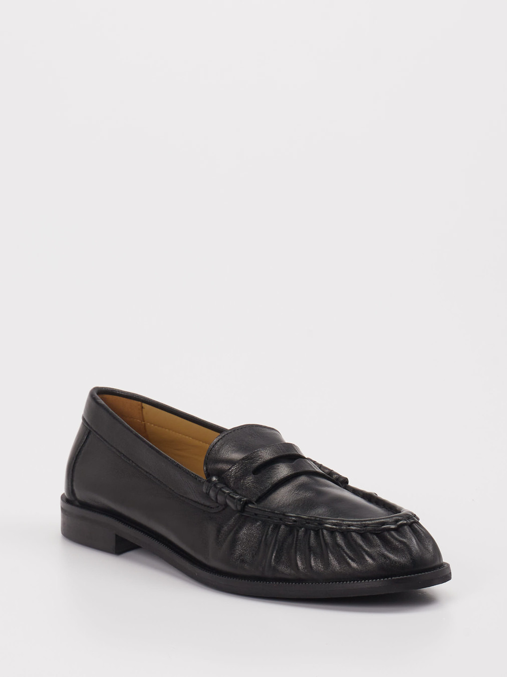 Andrea Puccini – Loafer aus Lammleder schwarz