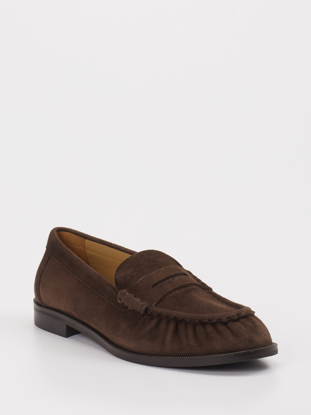 Andrea Puccini – Slipper aus Veloursleder Braun