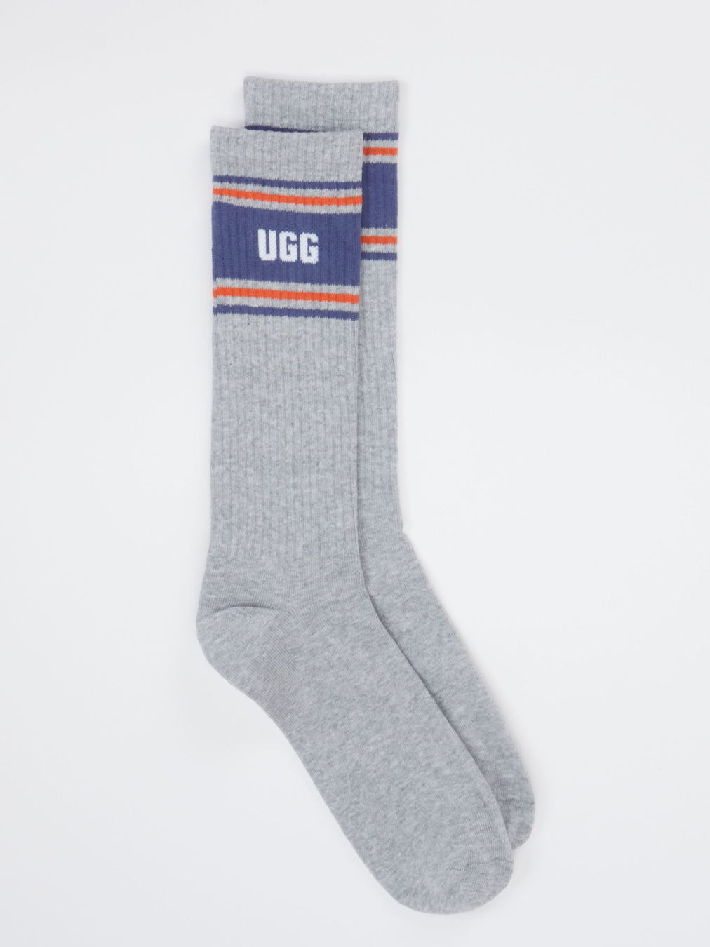 UGG – Crew-Socken aus Baumwolle Grau meliert
