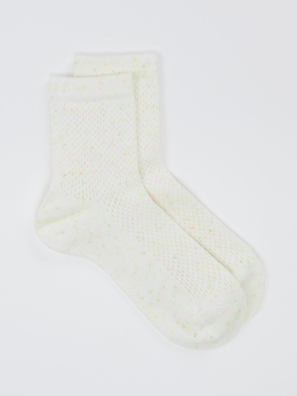 Burlington – Crew-Socken aus Baumwolle Weiß