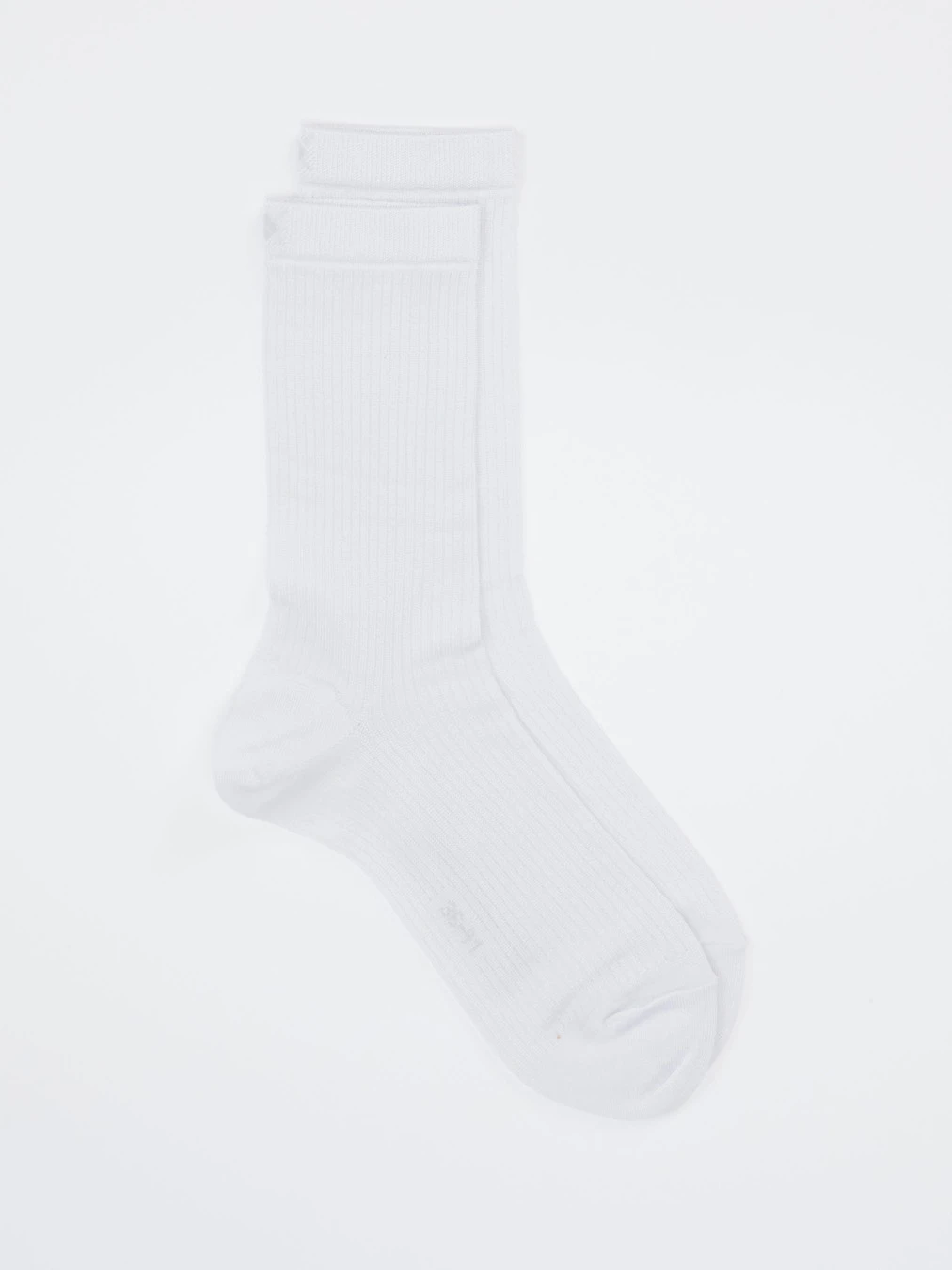 Burlington – Socke aus Baumwolle Weiß Ripp
