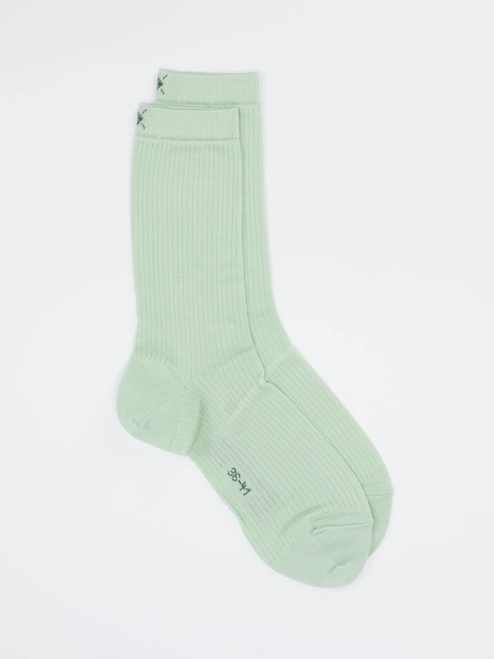 Burlington – Socke aus Baumwolle Mintgrün