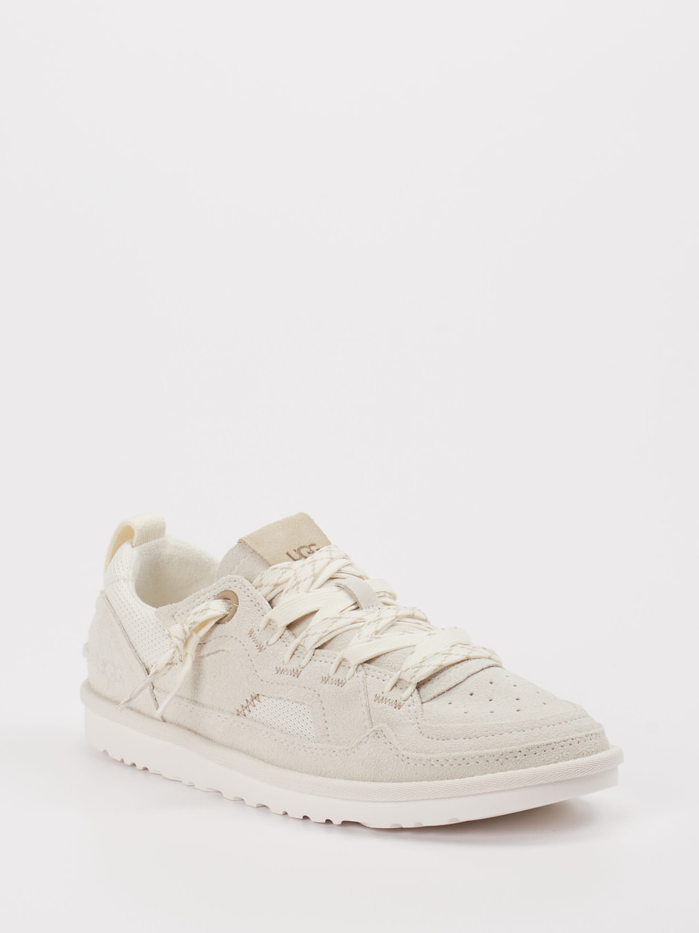 UGG – Low-Top Sneaker aus Veloursleder Weiß