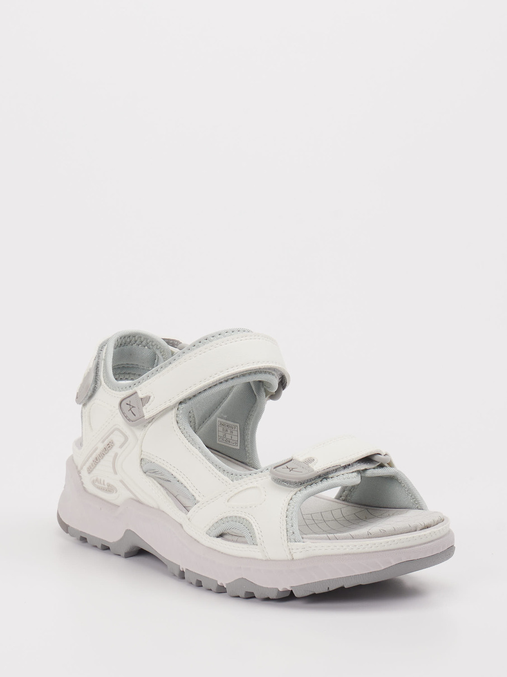 Allrounder – Sandale aus Leder weiß