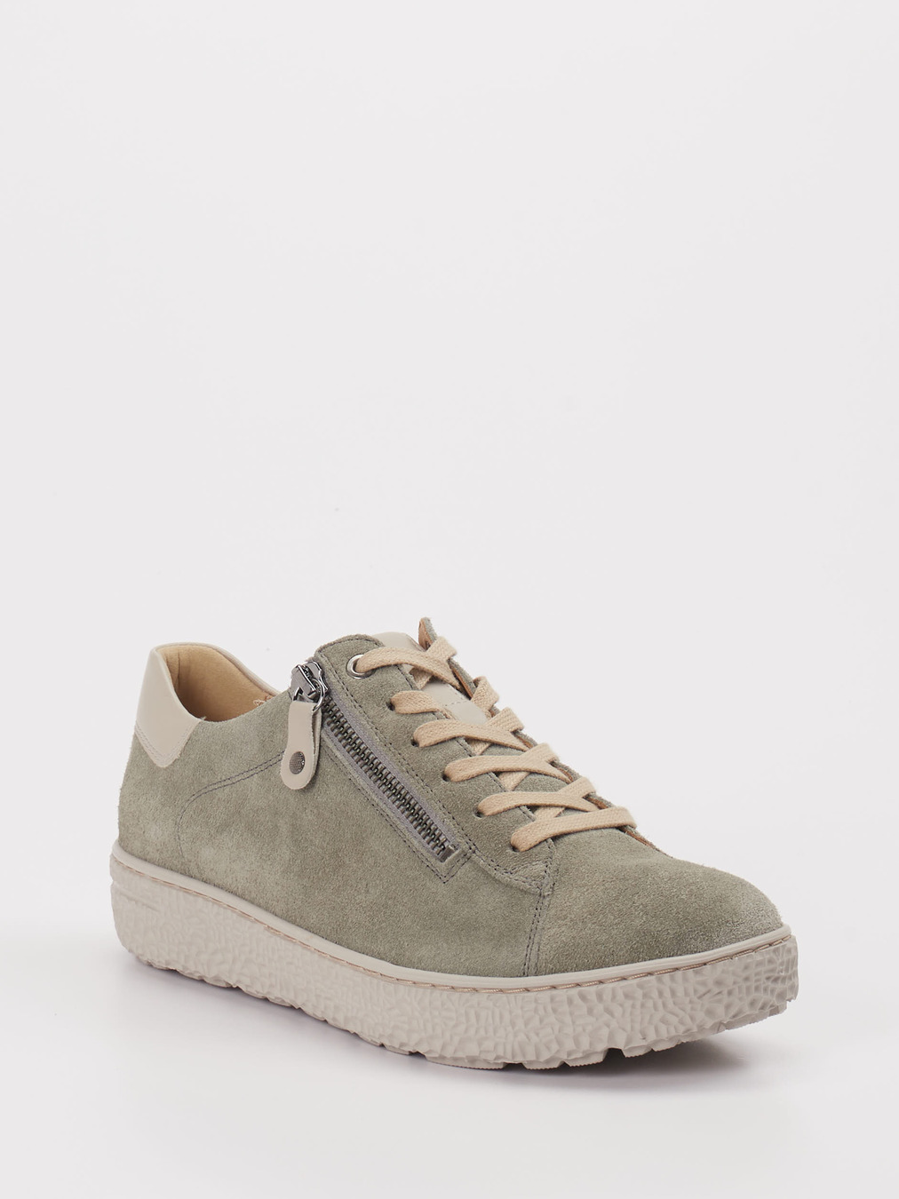 Hartjes – Sneaker aus Veloursleder Grün