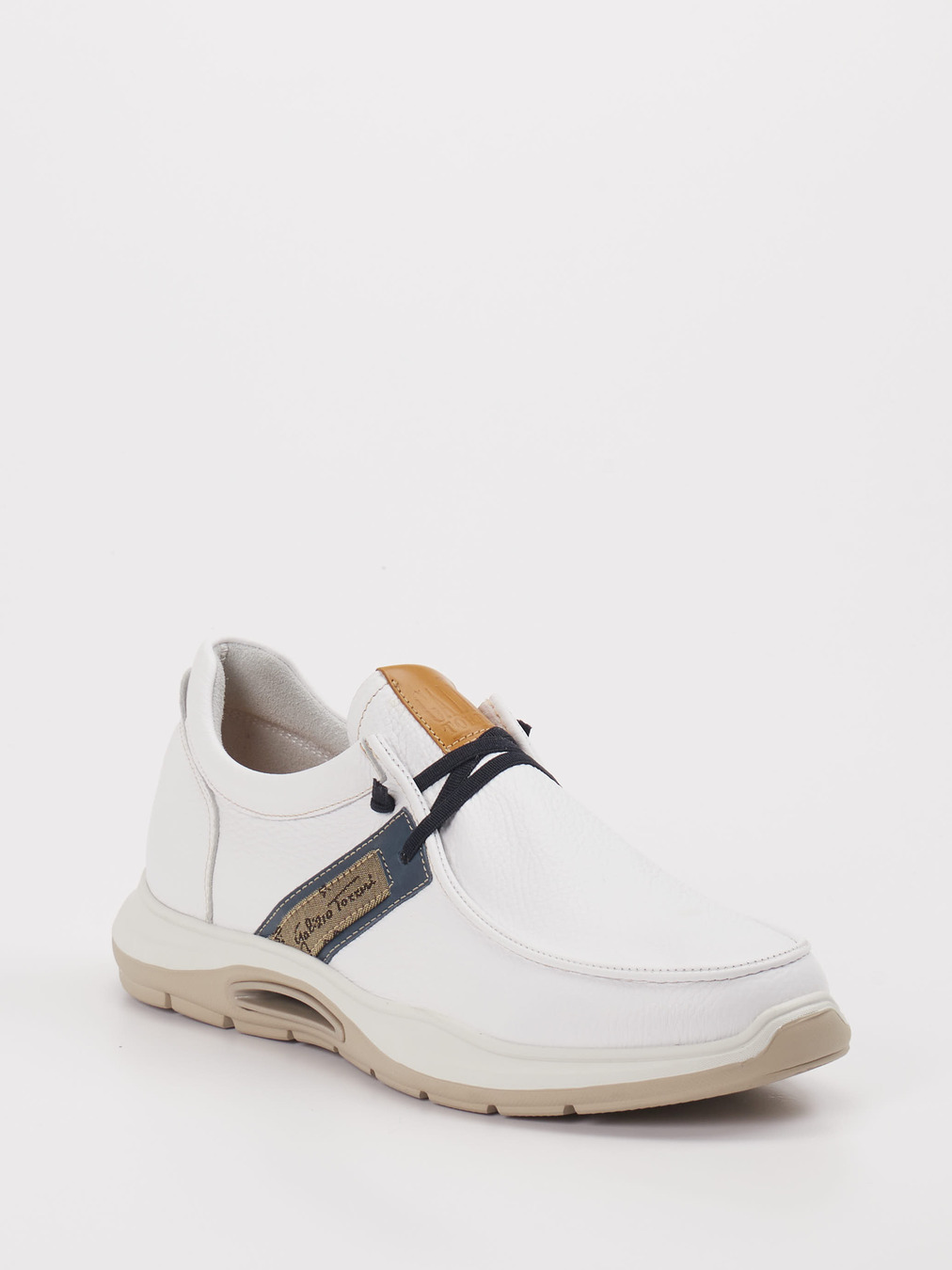 Galizio Torresi – Schnürschuh aus Hirschleder Weiß