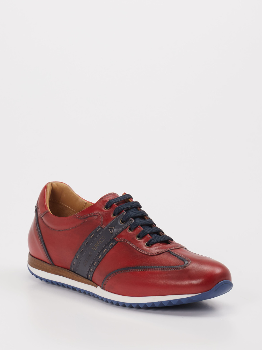 Galizio Torresi – Sneaker aus Kalbleder Rot