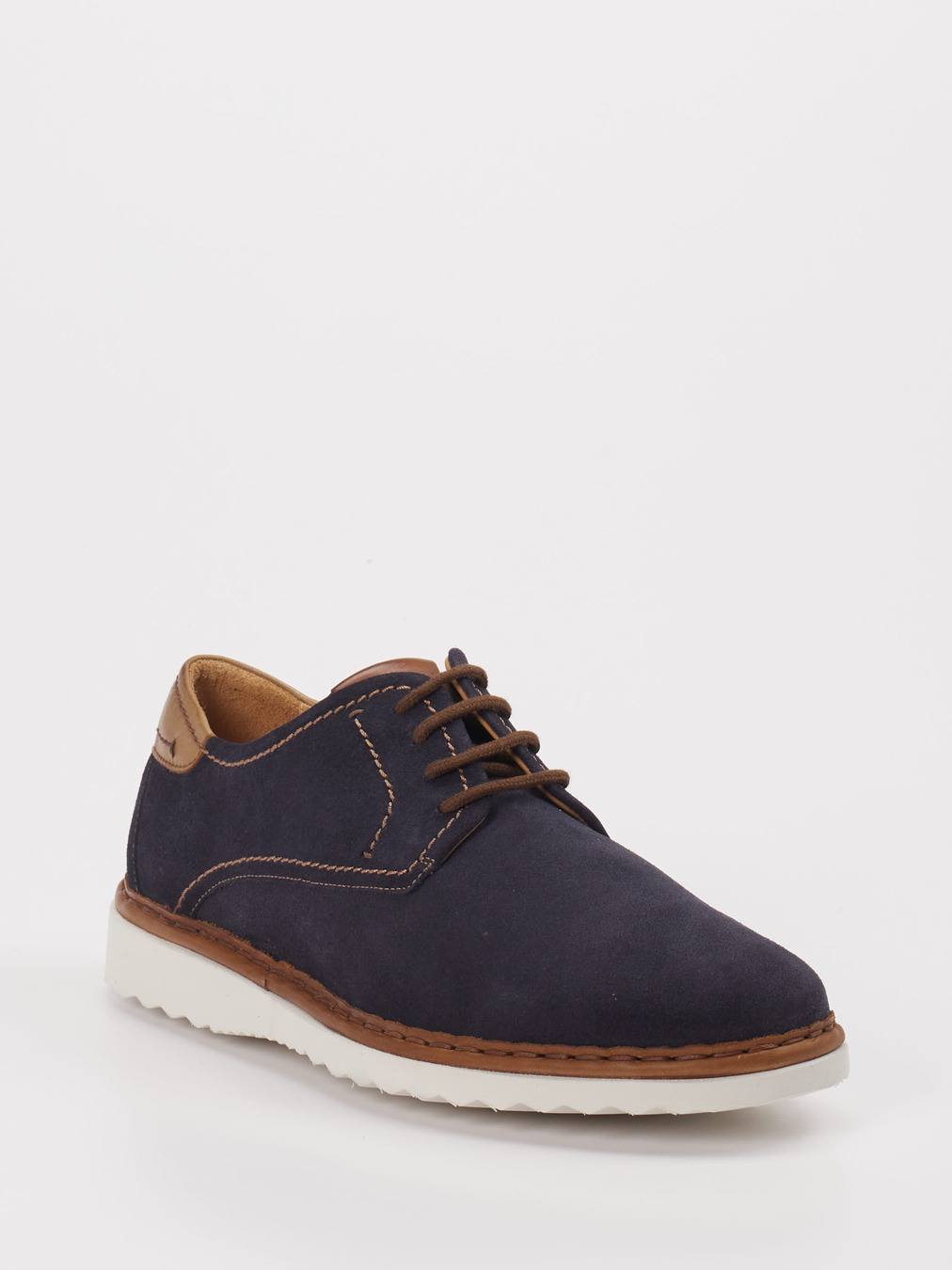 Galizio Torresi – Derby aus Veloursleder Navy