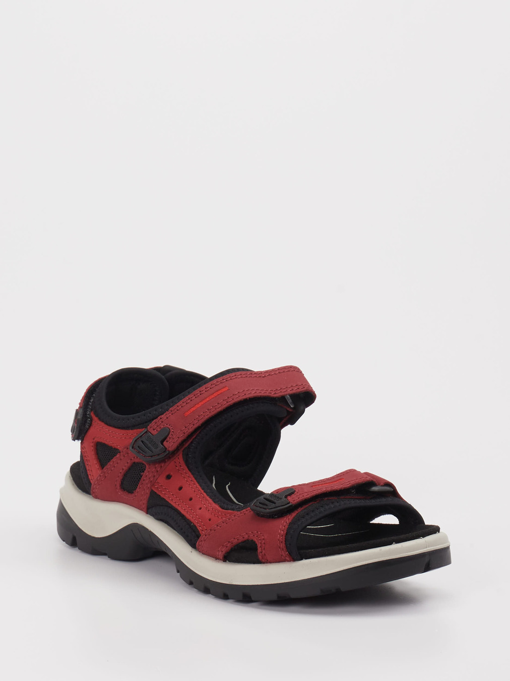 Ecco – Trekkingsandalen aus Nubukleder Rot