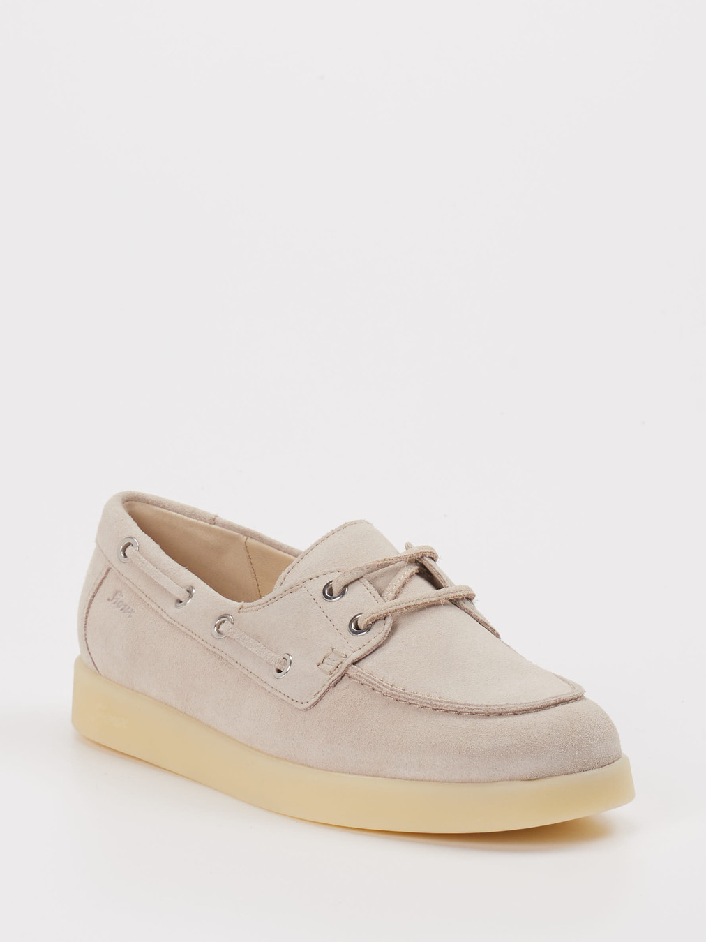 Sioux – Bootsschuhe aus Veloursleder Beige