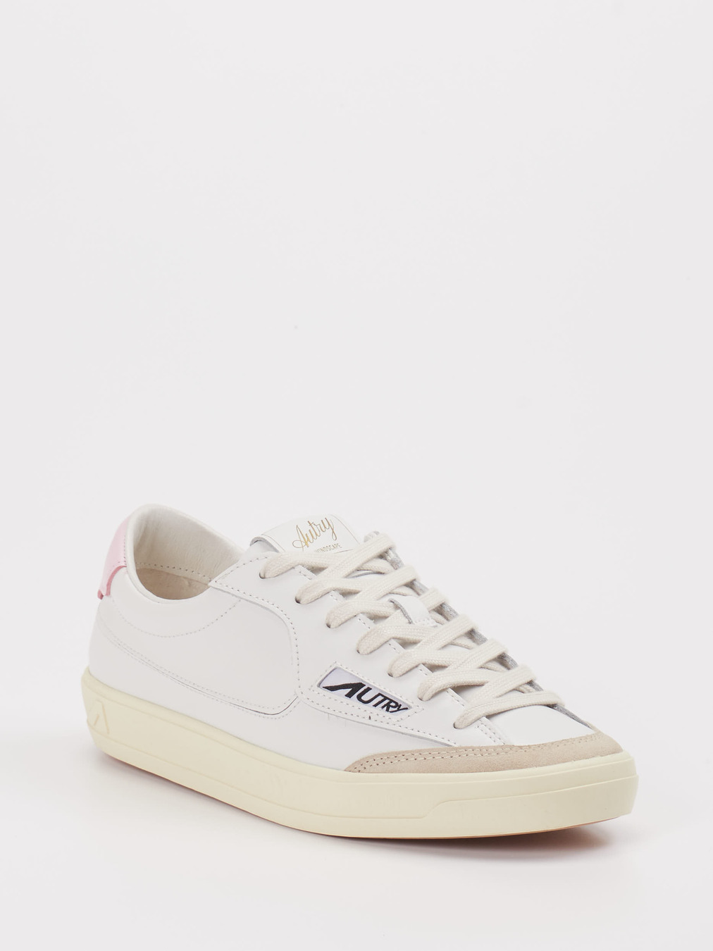 Autry – Sneaker aus Velours/Leder Weiß