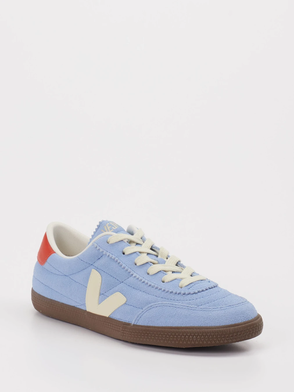VEJA – Sneaker aus Velour/Leder Blau