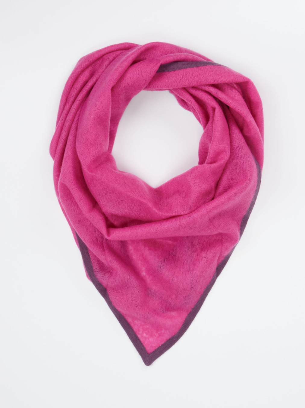 Konstantin Starke – Dreieckstuch aus Strick pink