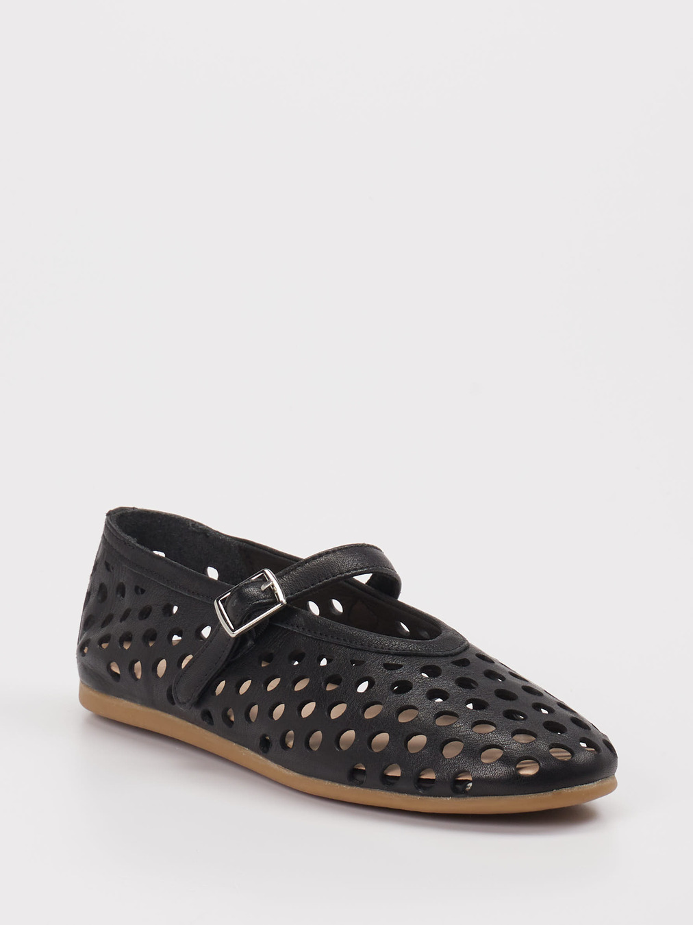 Werner – Mary-Jane-Ballerinas aus Kalbleder