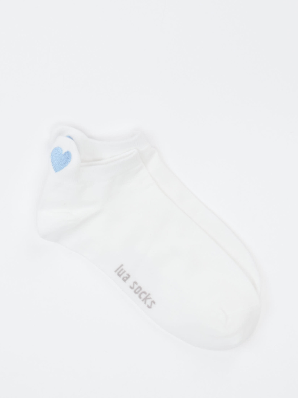 Lua Accessories – Sneakersocke aus Textil Weiß