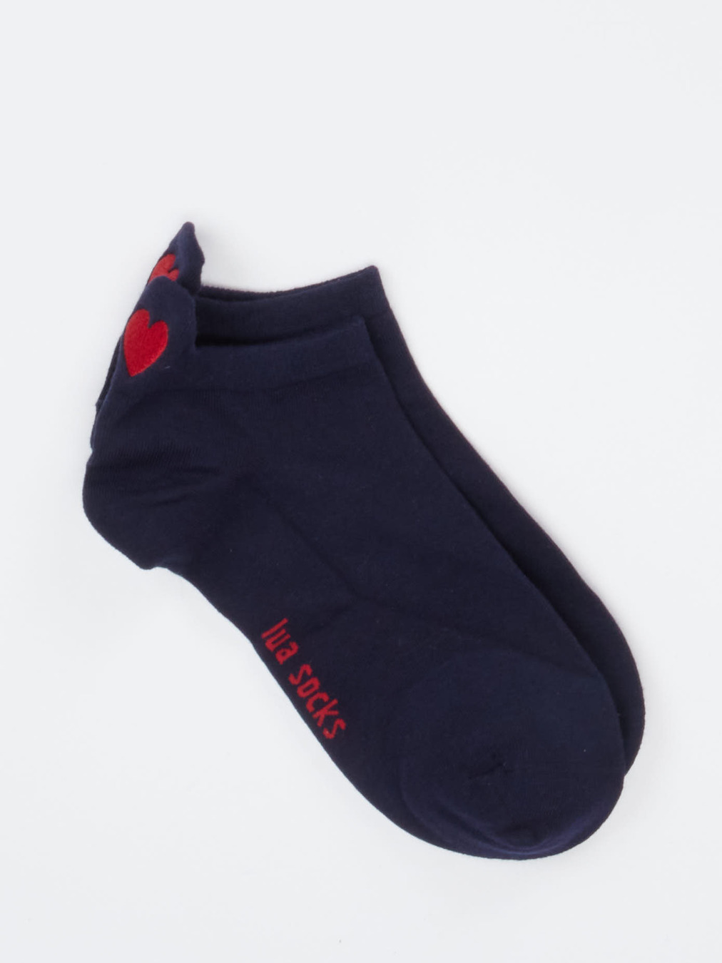 Lua Accessories – Sneakersocke aus Baumwolle Blau