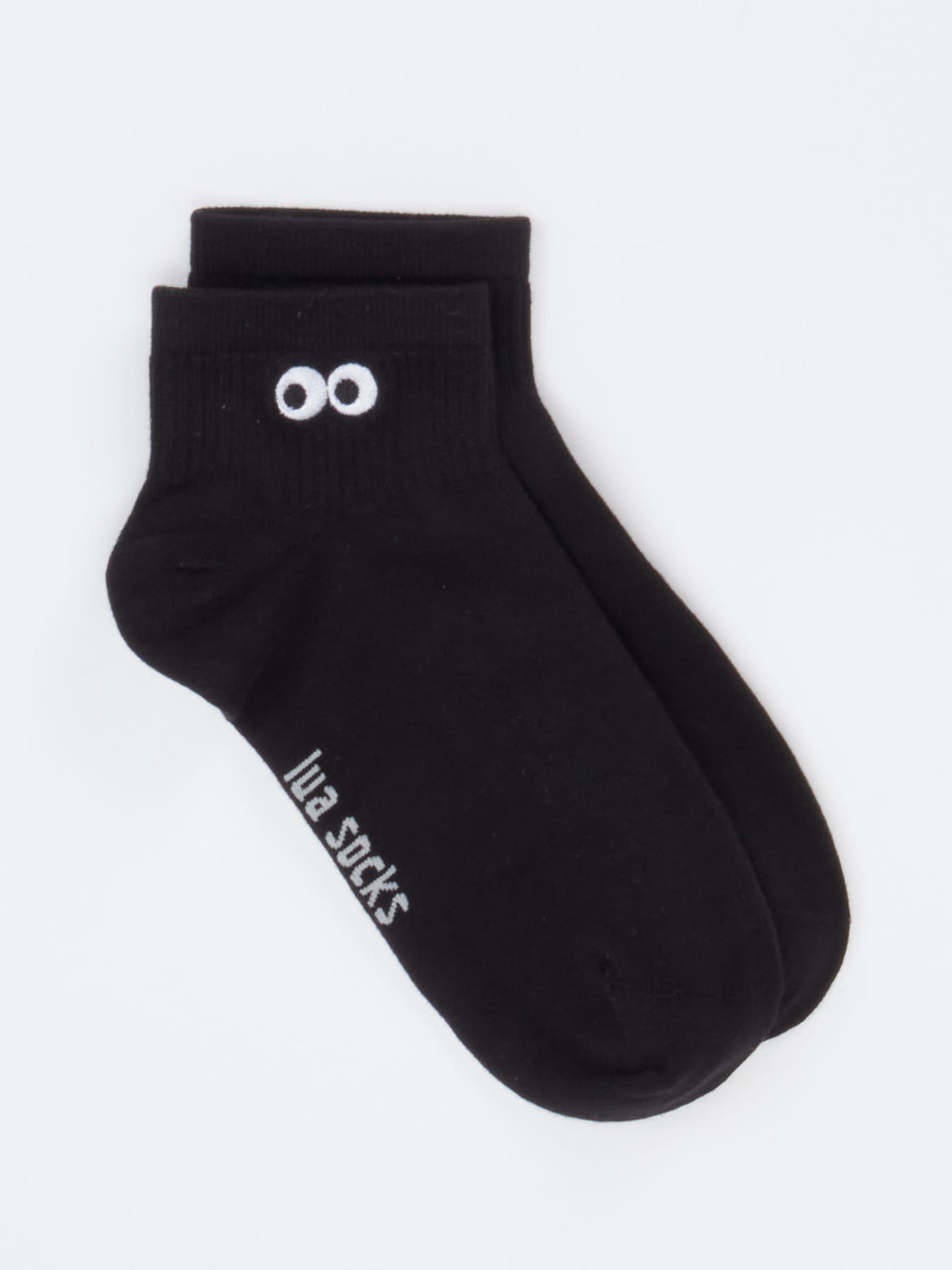 Lua Accessories – Kurzsocken aus Textil Schwarz