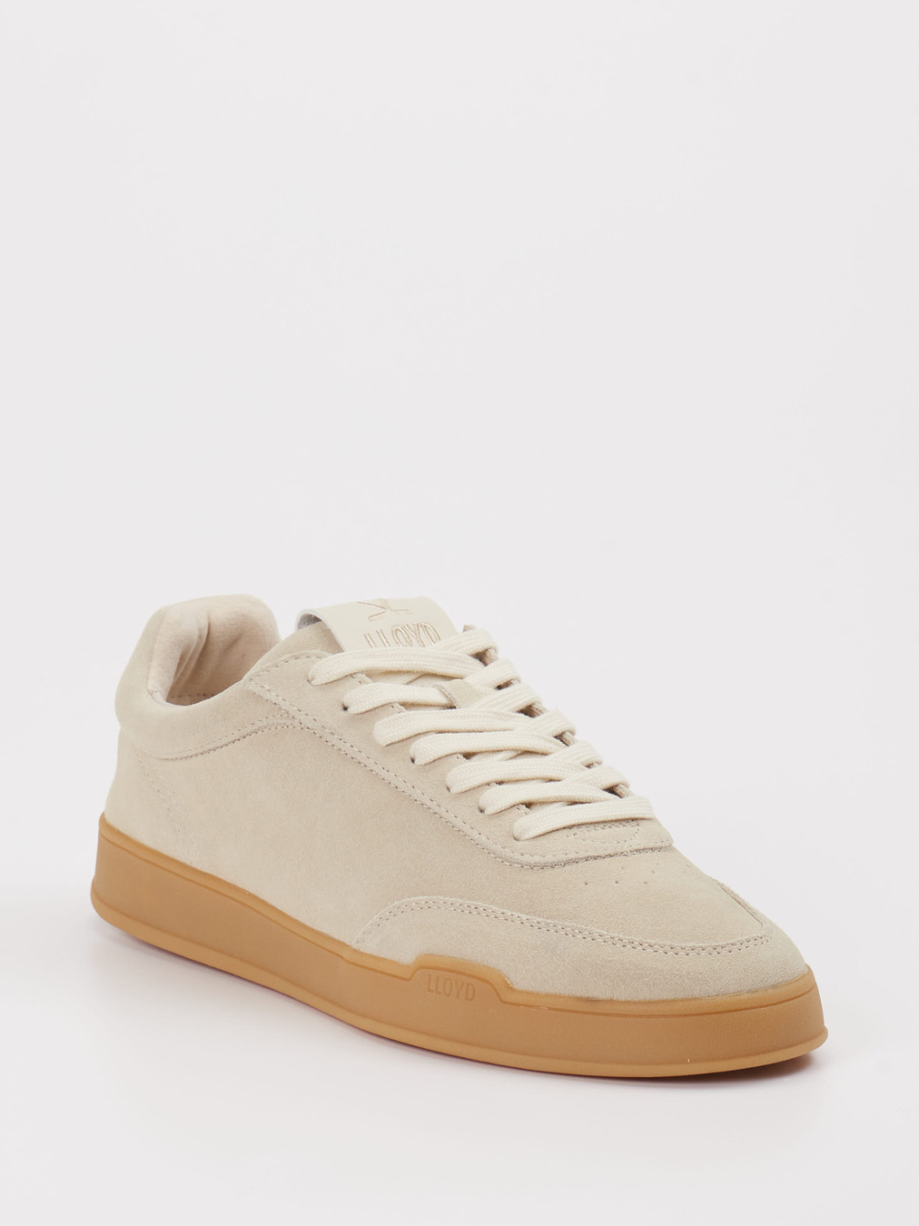 Lloyd – Sneaker aus Veloursleder Beige